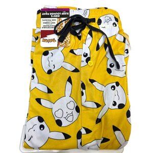 Pokemon Pikachu Pajama Pants Men's Size 2XL (44-46) PJ Bottoms Elasticized Waist